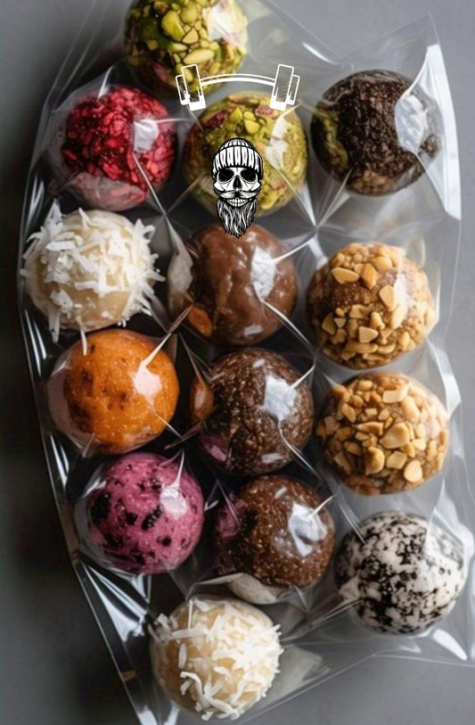 Enjoy a selection of 14 protein bars!